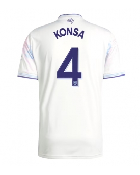 Aston Villa Ezri Konsa #4 Maglia Gara Terza Repliche 2025-26 Maniche Corte